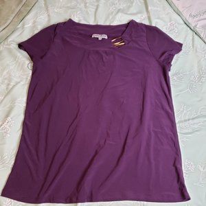 [M] Carol Rose Purple top with gold detail